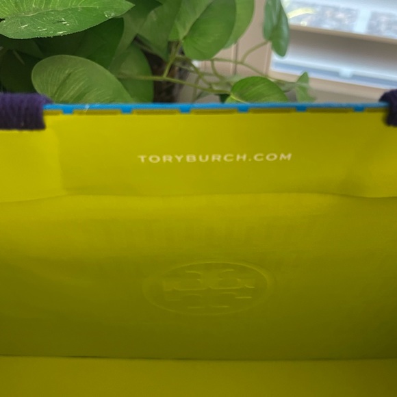 Tory Burch Empty Gift Bag 12X9X5  10.5”handle drop - Picture 5 of 8